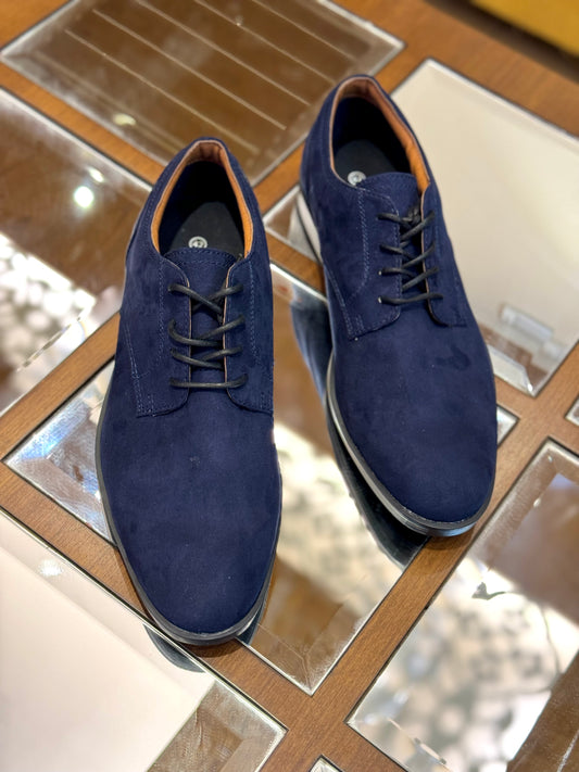 Mens Lace Up Shoe - Navy